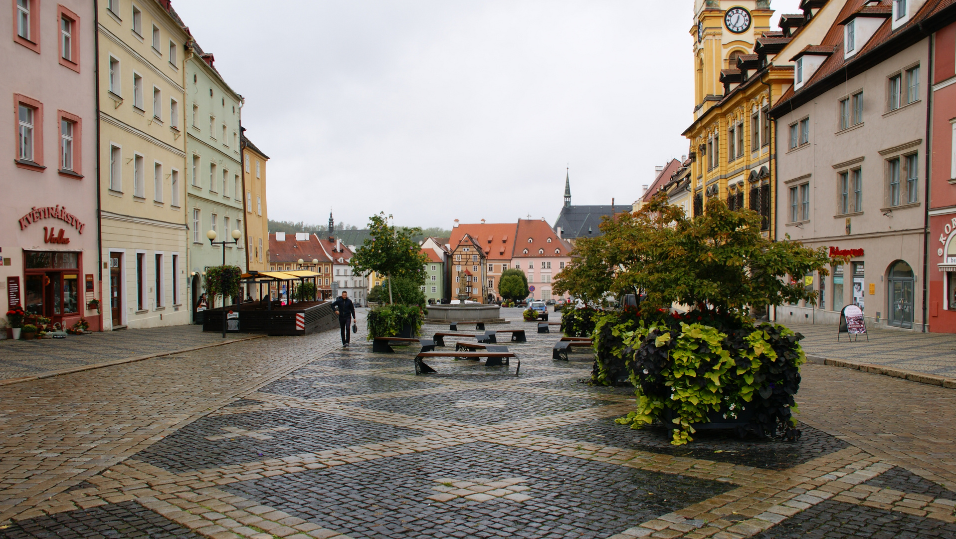 Marktplatz in Cheb (Tschechien)  III    03.10.2019