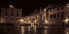 Marktplatz in der Altstadt Dubrovnik, Kroatien 