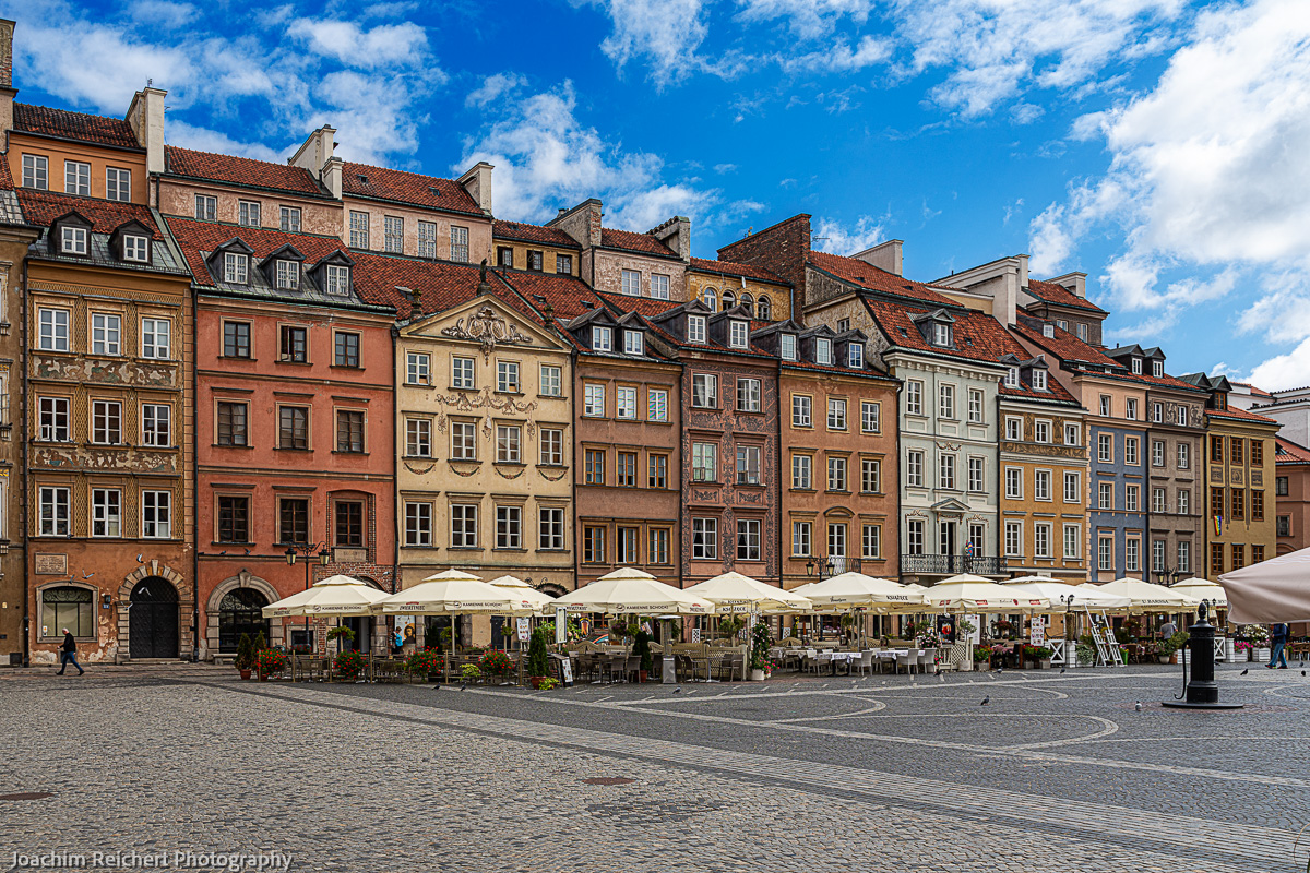 Marktplatz in der Altstadt von Warschau