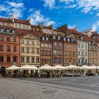 Marktplatz in der Altstadt von Warschau