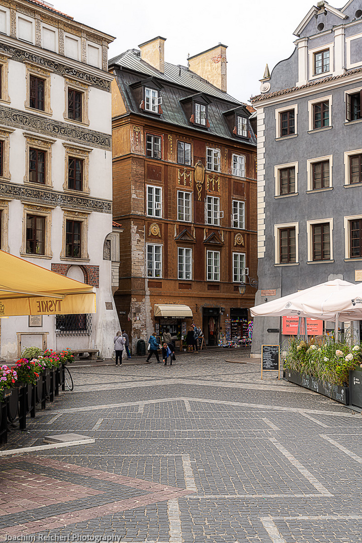 Marktplatz in der Altstadt von Warschau