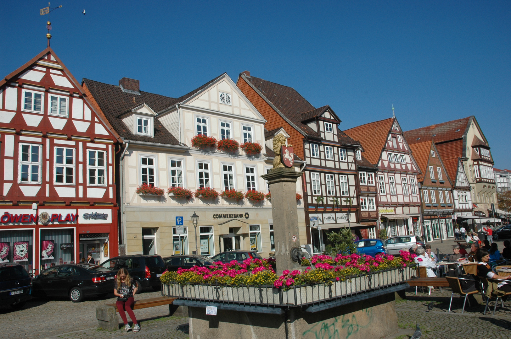 Marktplatz in der Celler Altstadt
