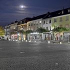 Marktplatz in Geldern bei Nacht