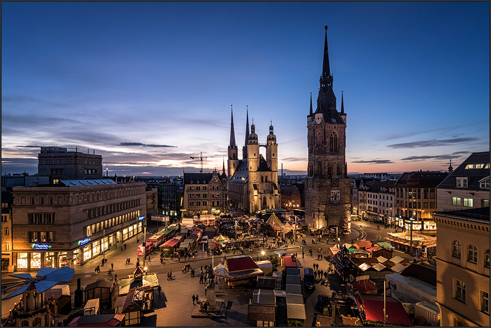 Marktplatz in Halle an der Saale Foto & Bild | deutschland ...