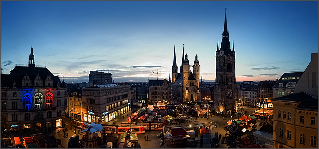 Marktplatz in Halle ...