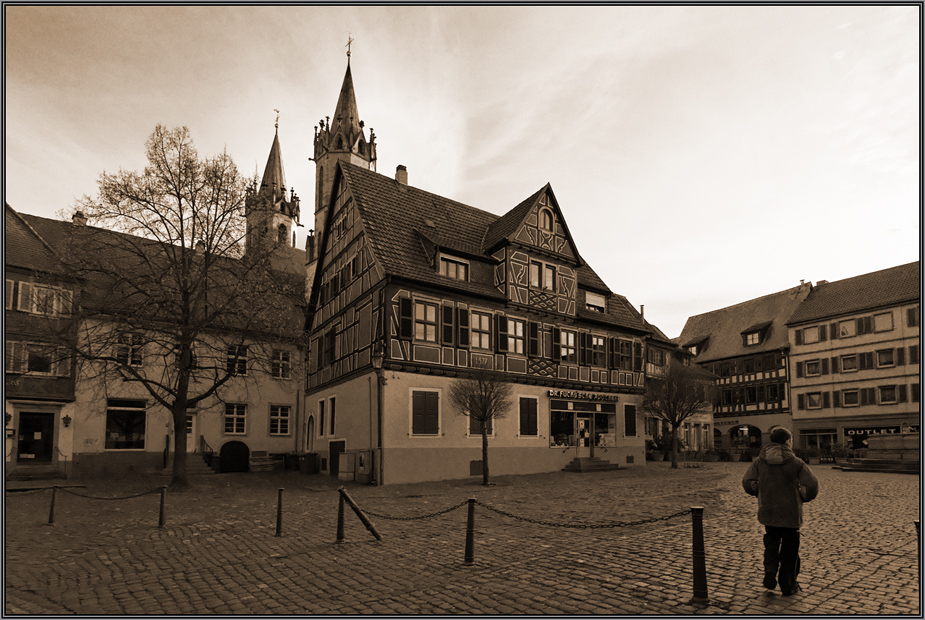 Marktplatz in Ladenburg (2)