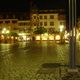 Marktplatz in Landau bei Nacht