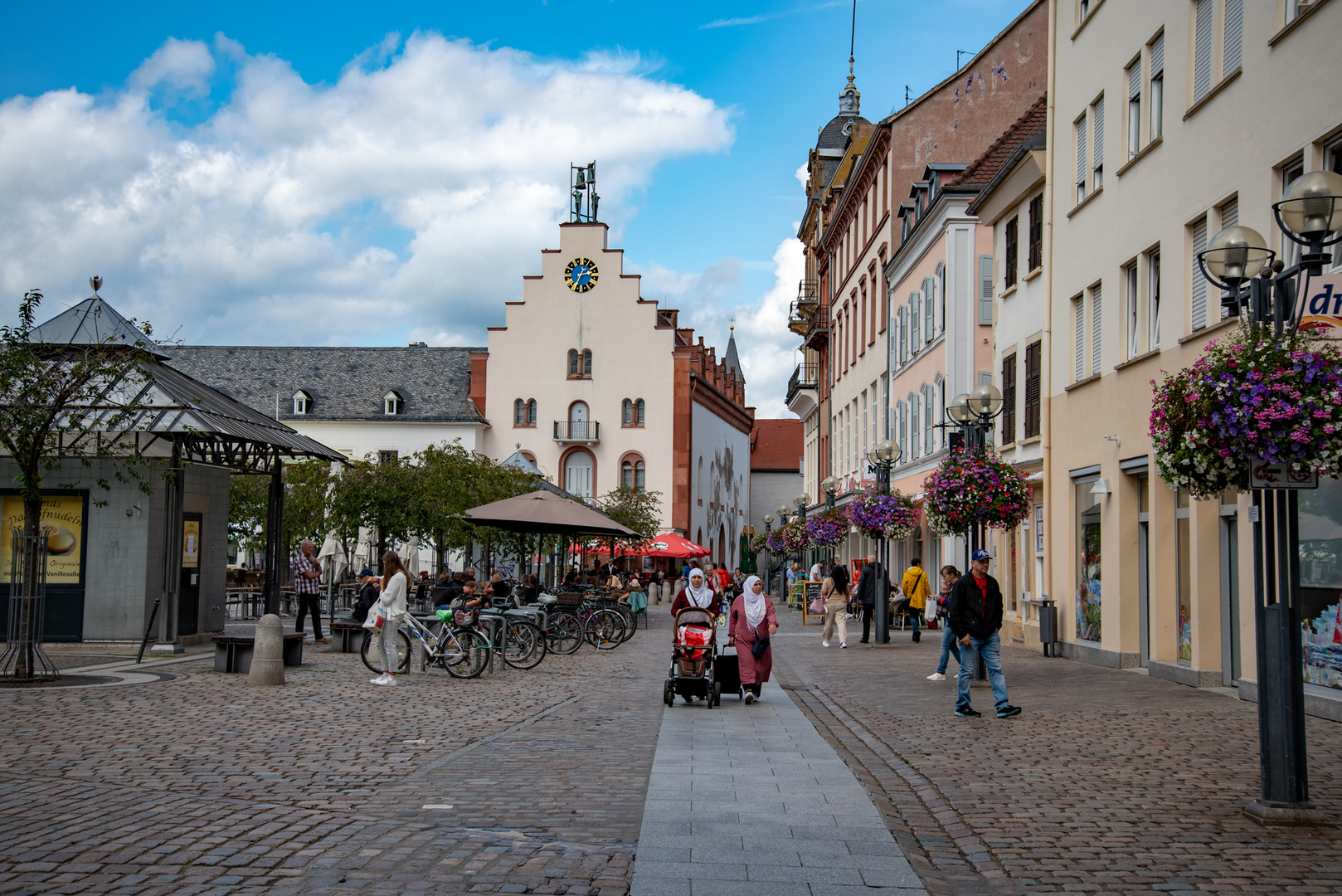 Marktplatz in Landau/Pfalz