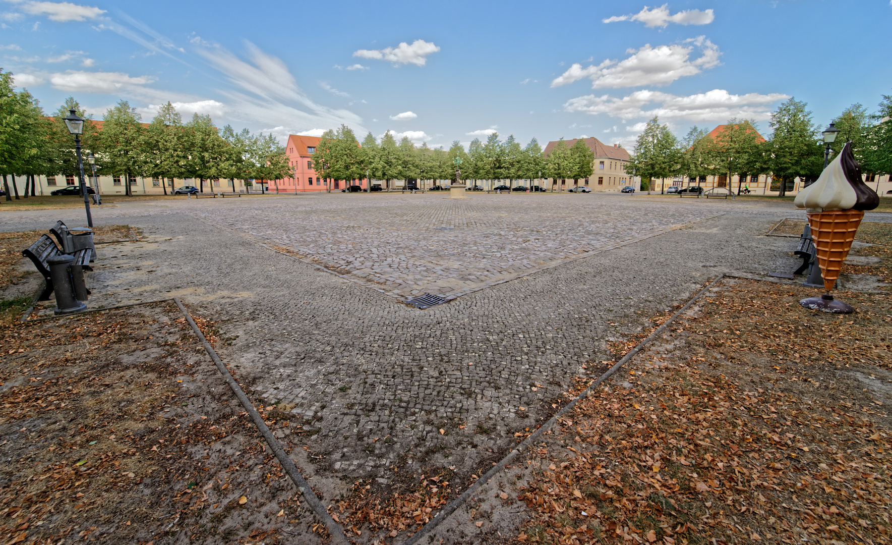 Marktplatz in Oranienbaum