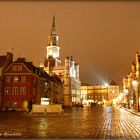 Marktplatz in Poznan bei Nacht