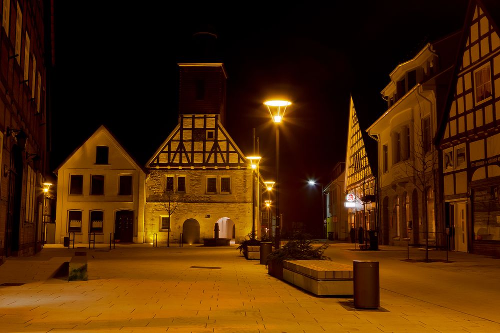 Marktplatz in Sachsenhagen DRI