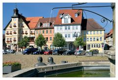 marktplatz in schleusingen