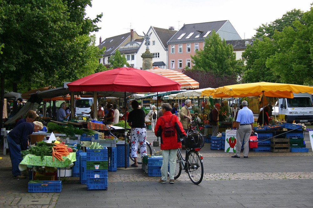 ..Marktplatz in Siegburg
