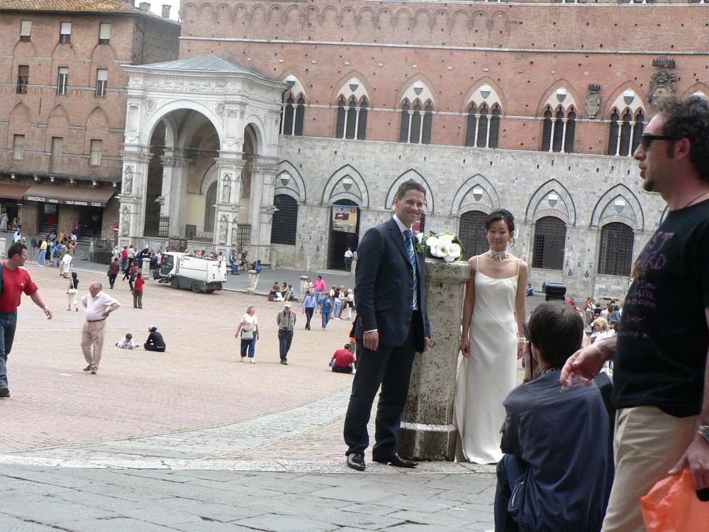 Marktplatz in Siena