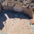 Marktplatz in Siena, Toskana 2008