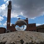 Marktplatz in Siena, Toskana