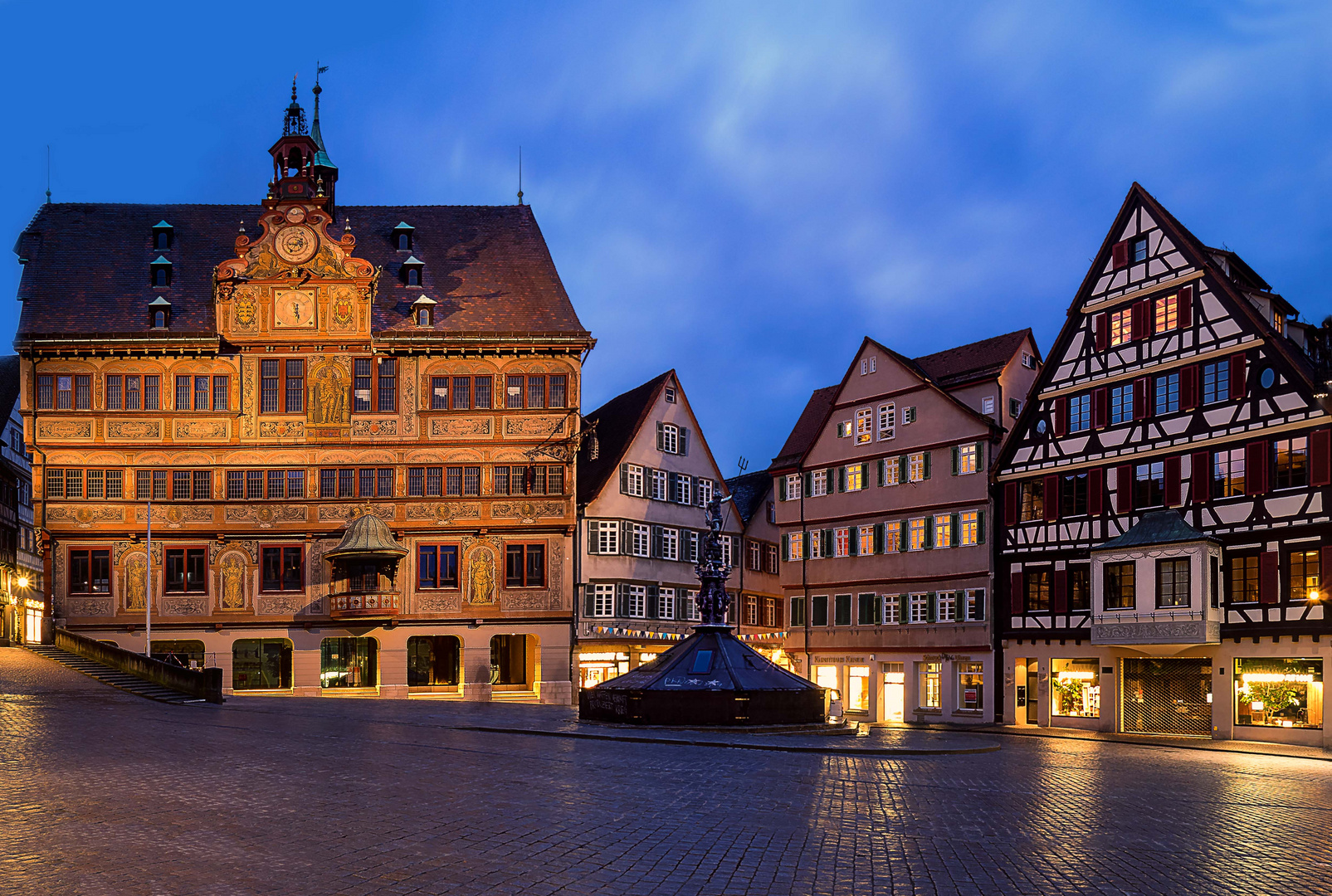 Marktplatz in Tübingen.