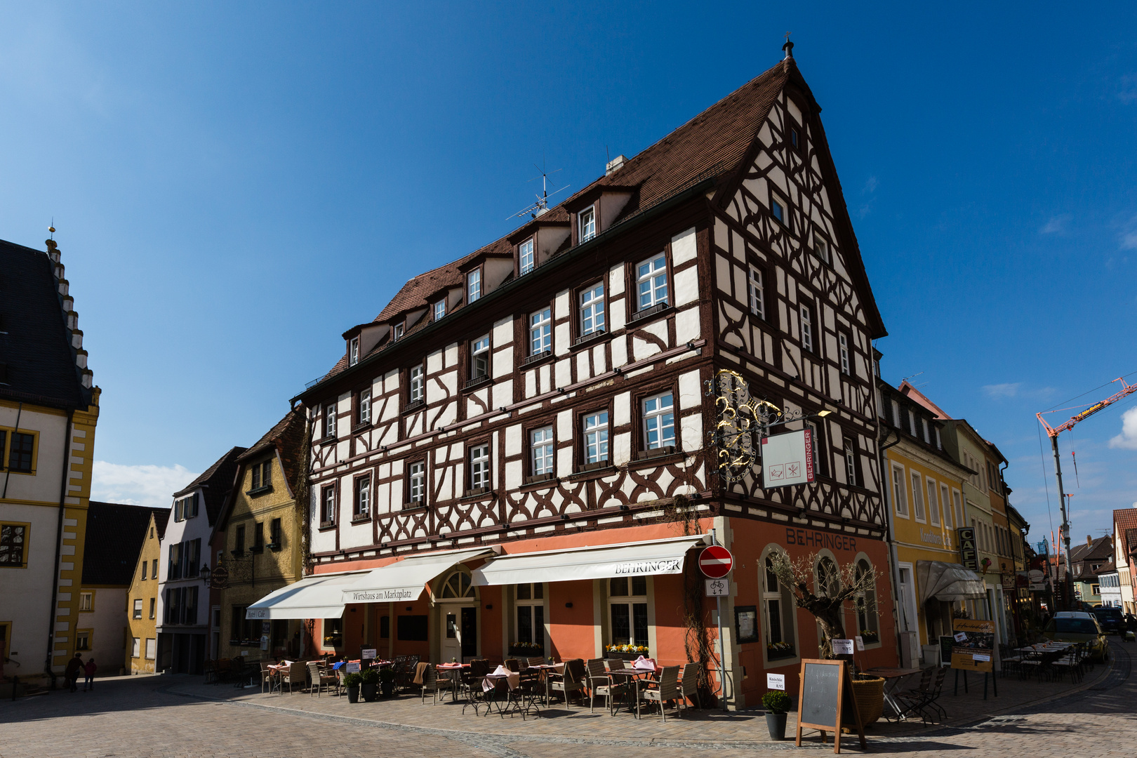 Marktplatz in Volkach...