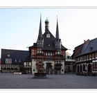 Marktplatz in Wernigerode am Abend