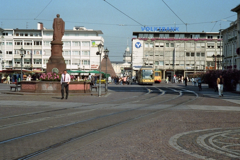 Marktplatz Karlsruhe Foto & Bild architektur, stadtlandschaft
