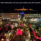  Marktplatz Karlsruhe Weihnachtsmarkt,aus dem Riesenrad.