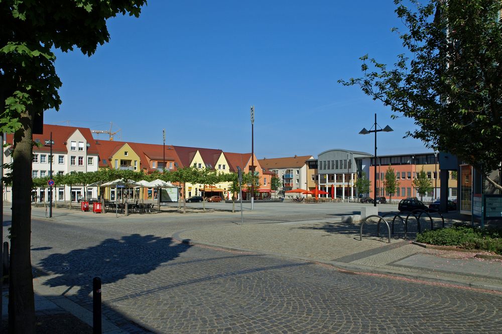 Marktplatz Lübben/Spreewald