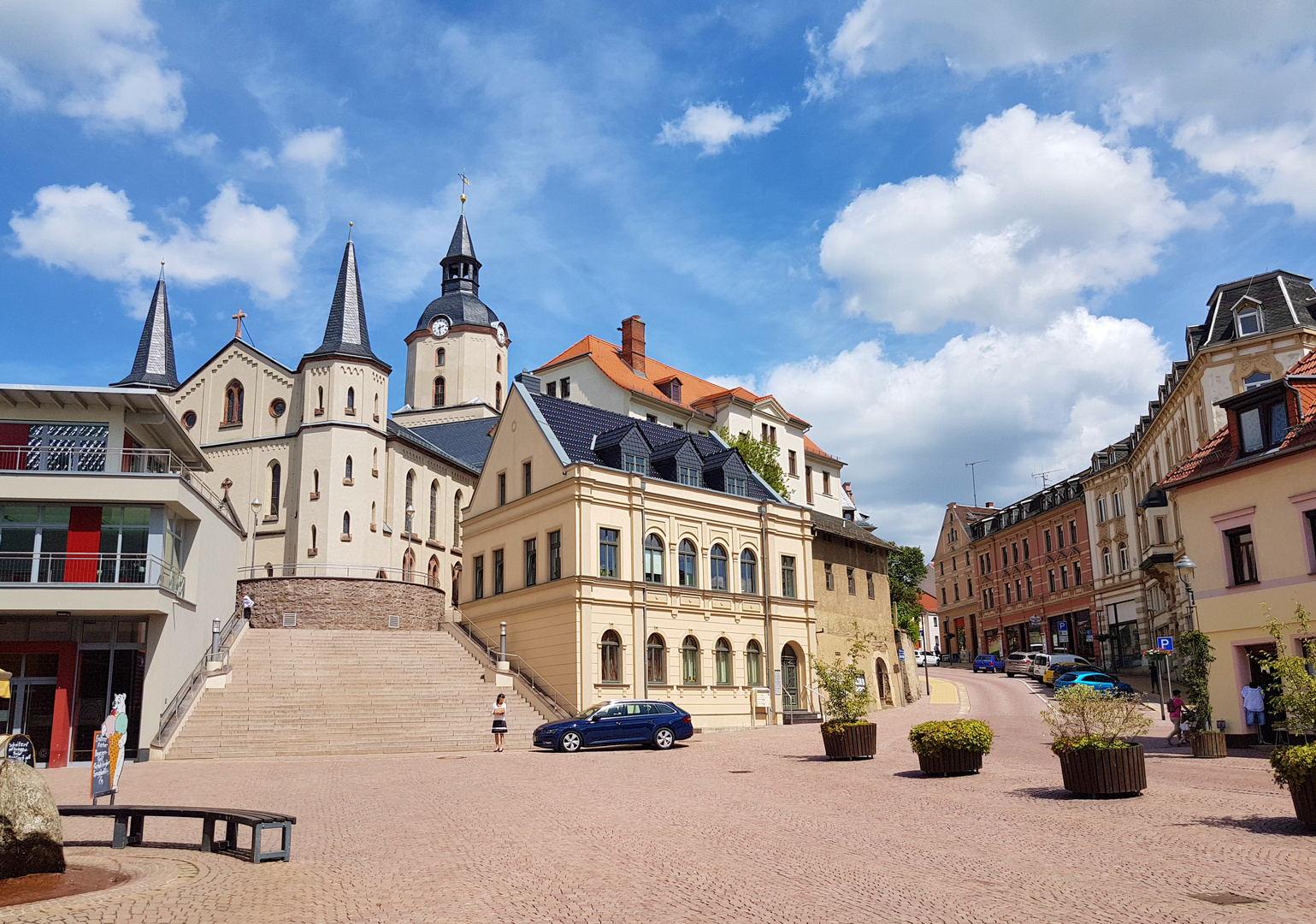 Marktplatz Meerane Foto & Bild architektur, deutschland, europe