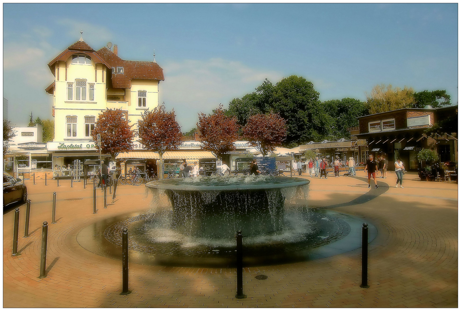 Marktplatz mit Brunnen