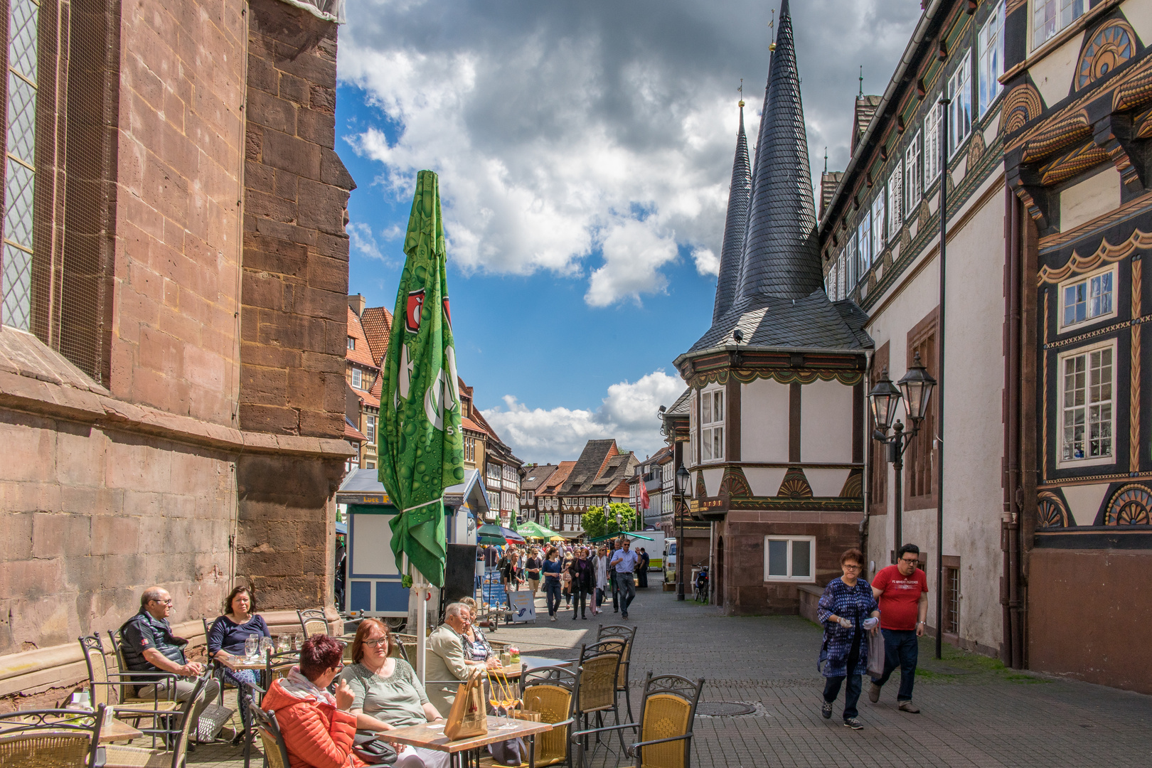 Marktplatz mit Rathaus - Einbeck/Nds.