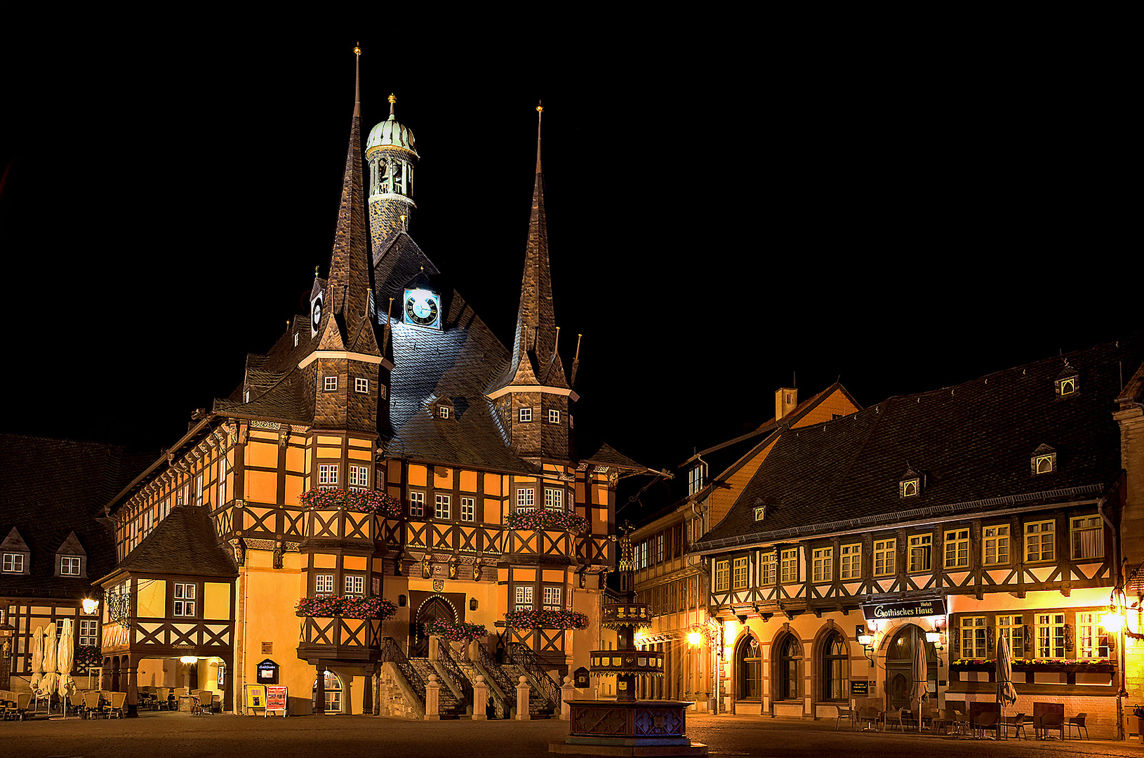 Marktplatz mit Rathaus Wernigerode