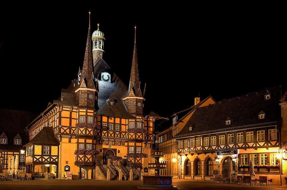 Marktplatz mit Rathaus Wernigerode