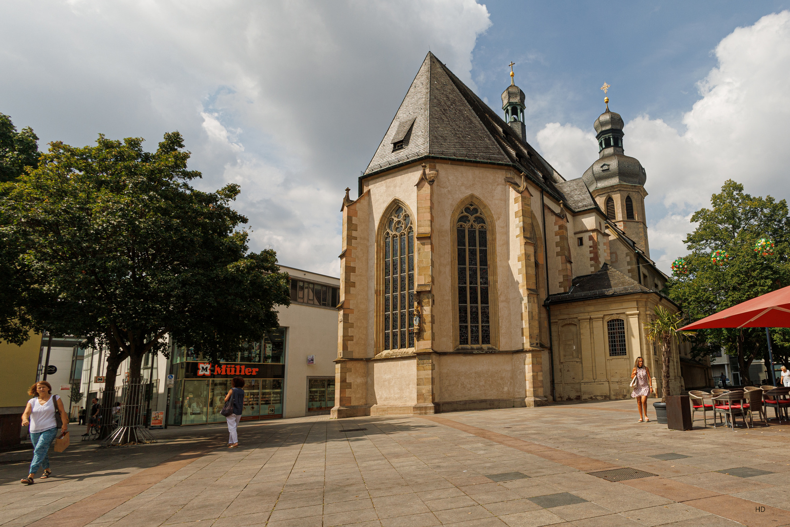 Marktplatz mit Stadtkirche