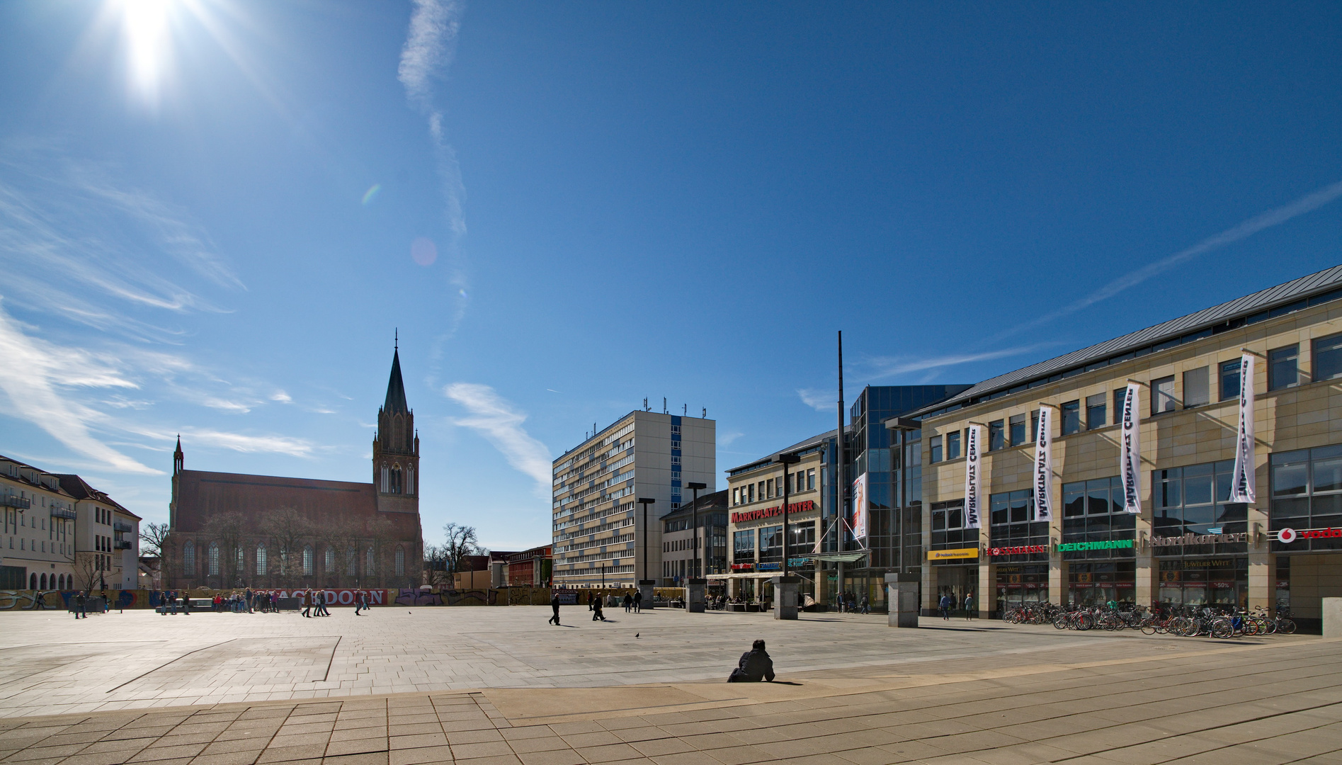 Marktplatz Neubrandenburg Foto & Bild world, sonne, licht Bilder auf