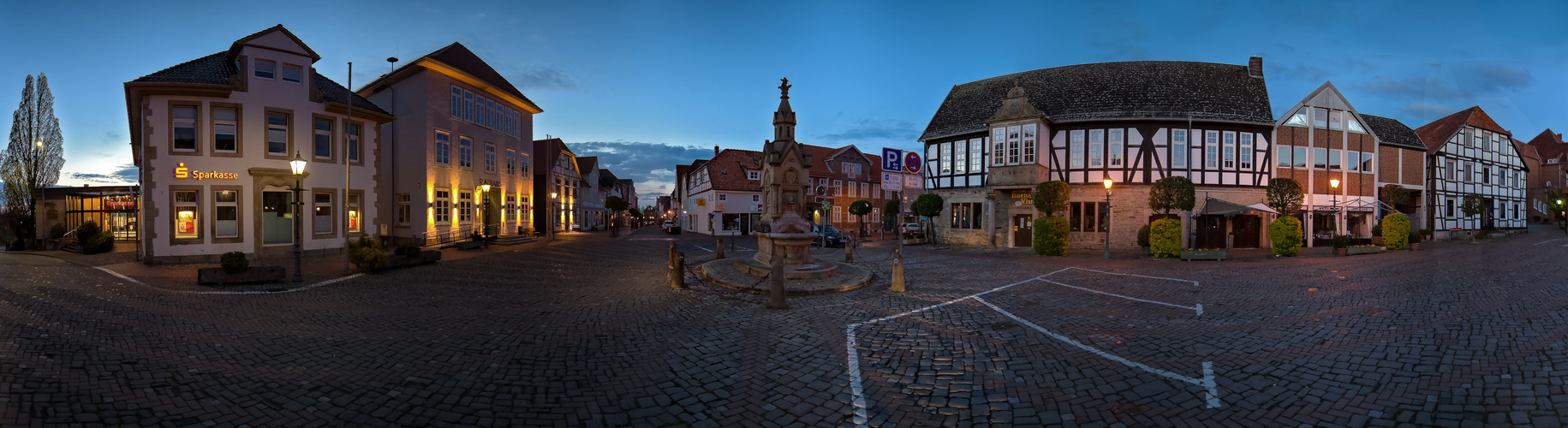 Marktplatz Obernkirchen Panorama