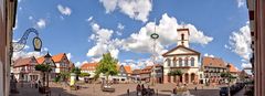 Marktplatz Seligenstadt (HDR-Panorama)