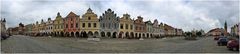 Marktplatz Teltsch (Telc) Böhmen