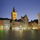 Marktplatz Trier beleuchtet Panorama