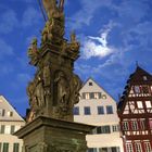 Marktplatz Tübingen bei Nacht