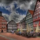 Marktplatz und Altstadt von Grünberg (Hessen)