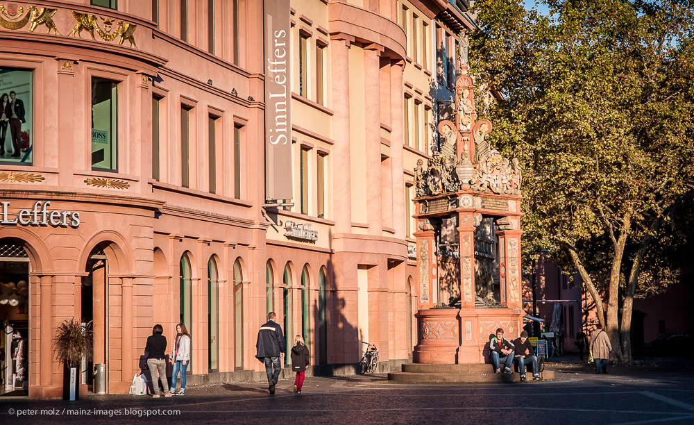 Marktplatz und Marktbrunnen - Mainz