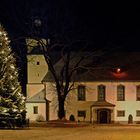 Marktplatz und Pfarrkirche Zöblitz Sachsen