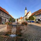 Marktplatz und Rathaus Weissensee