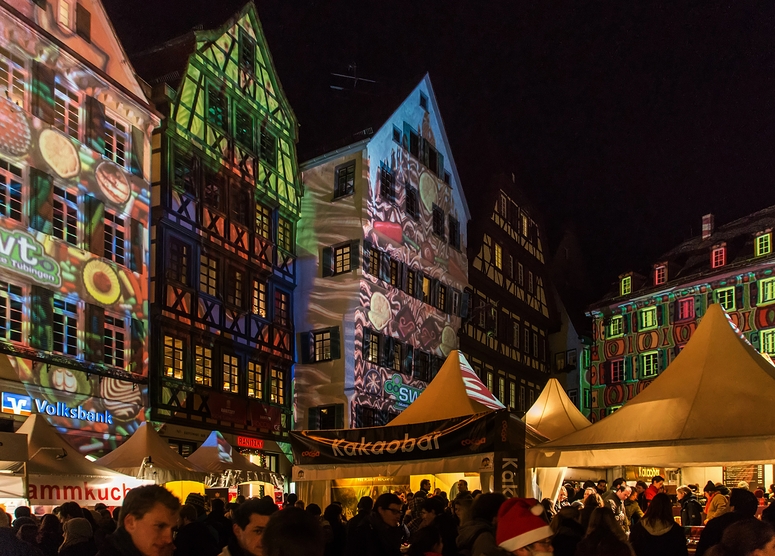 Marktplatz - verfremdet