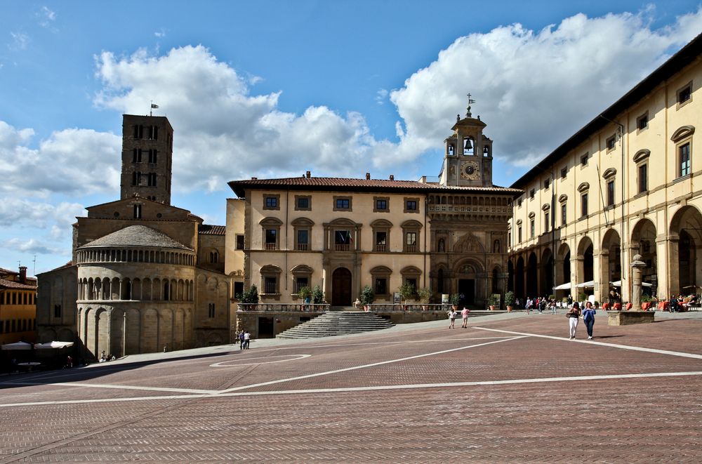 Marktplatz von Arezzo 