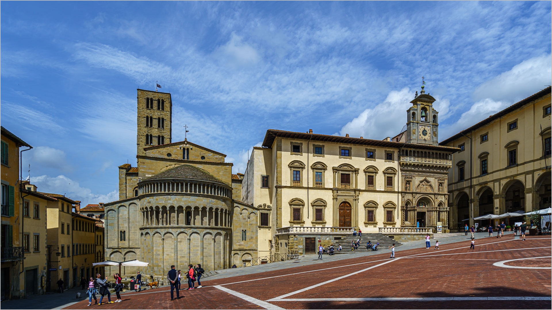 Marktplatz von Arezzo