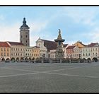 Marktplatz von Ceske Budejovice (Panorama)