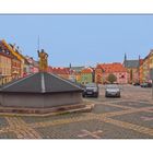 Marktplatz von Eger in Tschechien