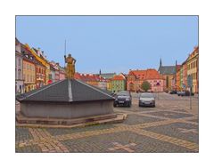 Marktplatz von Eger in Tschechien