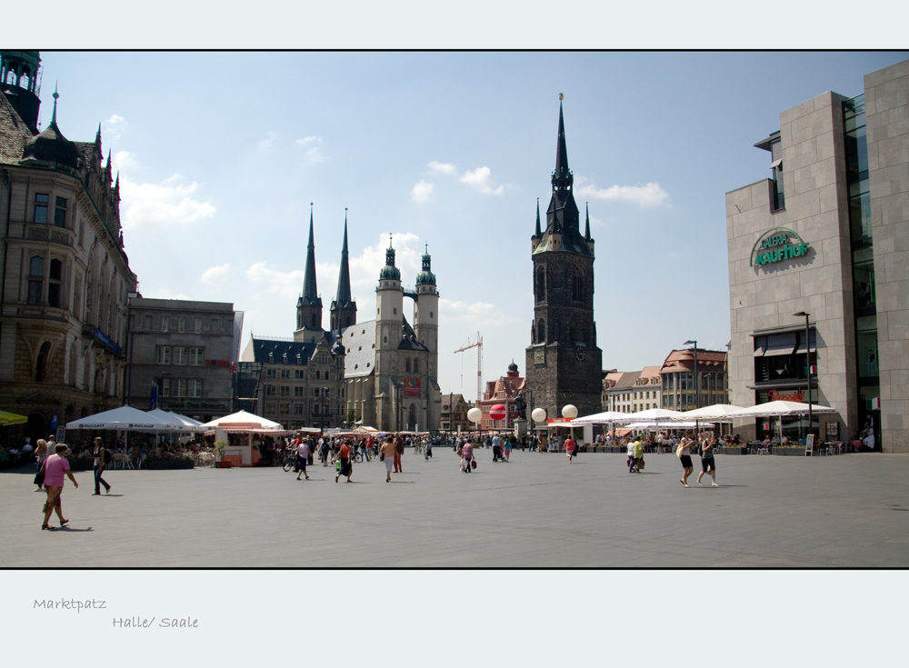 Marktplatz von Halle/ Saale