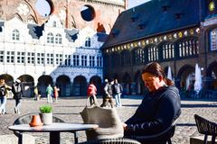 Marktplatz von Lübeck.               DSC_5710-2